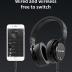 AWEI A950BL ANC Active Noise Cancelling Wireless Bluetooth Headphones, Stereo Headphones, Wireless Wired Switch, Stereo High Sound Quality, Clear Calls (Black)
