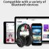 AWEI A950BL ANC Active Noise Cancelling Wireless Bluetooth Headphones, Stereo Headphones, Wireless Wired Switch, Stereo High Sound Quality, Clear Calls (Black)
