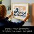 LEGO Art Hokusai – The Great Wave 31208, 3D Japanese Wall Art Craft Kit, Framed Ocean Canvas, Creative Activity Hobbies for Adults, DIY Home, Office Decor