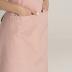 TOSHE Kitchen Apron Waterdrop Resistant Cotton Apron with adjustable Aprons for Women with Pockets 10 Color option Cooking Powder Pink Apron (Powder Pink)