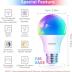 Linkind Smart Light Bulbs, Smart Bulb That Work with Alexa & Google Home, LED Light Bulbs Color Changing, 64 Preset Scenes, Music Sync, A19 E26 2.4GHz RGBTW WiFi Bluetooth Light Bulb 60W, 800LM, 4Pack