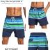 SILKWORLD Quick Dry Mens Swimming Trunks with Compression Liner Bathing Suit Swim Shorts with Zip Pockets