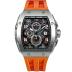 Mens Watches Luxury Tonneau Watches for Men Waterproof 50M Analog Replica Watch Chronograph Calendar Date Men’s Dress Business Work Watch Diver Large Square Face Wristwatch