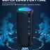 Ortizan Bluetooth Speakers, 40W Loud Stereo Portable Wireless Speaker, IPX7 Waterproof Shower Speakers with Bluetooth 5.3, Deep Bass, LED Light, Microphone, True Wireless Stereo for Home, Outdoor