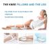 Vertdens Leg Pillow, Additional Give Away Value $10 Spare Pillowcase, Knee Pillow for Side Sleepers, Leg Pillows for Sleeping,Knee Cushion for Sleeping,Suitable for Relieving Leg, Back, Knee Pain…