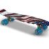 Skateboards Complete 22 Inch, Plastic Mini Cruiser Retro Skateboard for Kids Boys Girls Teens Youths Adults and Beginners