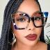 AIEYEZO Oversized Blue Light Glasses for Women, Anti Fatigue Prevent Headache Computer Eyeglasses