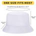 Rosoz 1 & 2 Pack Bucket Hat for Women Men Summer Travel Beach Sun Hat Outdoor Cap Unisex Bucket Hats