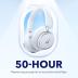 Soundcore by Anker Space Q45 Adaptive Active Noise Cancelling Headphones, Reduce Noise by Up to 98%, 50H Playtime, App Control, LDAC Hi-Res Wireless Audio, Comfortable Fit, Clear Calls, Bluetooth 5.3