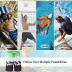 Mens Swim Trunks Quick Dry Board Shorts with Mesh Lining, Breathable Surf Beach Shorts Swimwear Bathing Suits