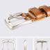 WOLFANT Leather Belt for Men,100% Italian Full Grain Real Solid Leather