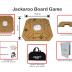 Jackaroo Board Game - Strategy, Competitive, Fun 2-4 Player Marbles and Card Game for Family, Friends, Kids & Adults - Classic Original Game - Wooden Board Foldable and Open in The Middle (Oak)