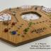 Jackaroo Board Game - Strategy, Competitive, Fun 2-4 Player Marbles and Card Game for Family, Friends, Kids & Adults - Classic Original Game - Wooden Board Foldable and Open in The Middle (Oak)