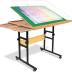 ALL4JIG 1500 Piece Jigsaw Puzzle Table with Legs,25"x34"Adjustable Puzzle Tables for Adults, 3-Tilting-Angle Portable Wooden Jigsaw Puzzle Board Portable with 4 Drawers & Cover Birthday Gift for mom