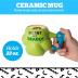 BigMouth Inc. Fart Mug, Funny Gag Gift, Large Ceramic Coffee Mug, Silent but Deadly - 22 Ounces