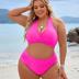 Blooming Jelly Womens Tummy Control Bathing Suits Modest High Waisted Bikini Sets Cute Halter 2 Piece Swim Suit 2024