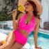 Blooming Jelly Womens Tummy Control Bathing Suits Modest High Waisted Bikini Sets Cute Halter 2 Piece Swim Suit 2024