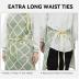 Riqiaqia 2 Pieces Aprons for Women with Pockets, Cotton Linen Waterproof Kitchen Cooking Aprons, Chef Apronfor Men Women with Adjustable Neck Strap and Long Ties(Grey/Green)