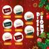 ZGCYSMHT Personalized Christmas Stocking,Custom Name 18 inch Large Knit Christmas Stocking for Family,Color-Contrast Xmas Stocking with Name Embroidery for Holiday Party Decoration(1 Pcs)