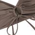 Bikini Set for Women Two Piece Swimsuits High Waisted Cut Out Tie Front Cheeky Crisscross Halter Bathing Suit