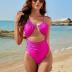 Blooming Jelly Womens One Piece Swimsuit Tummy Control Bathing Suit Sexy Flattering Cheeky High Cut Out Cute Ladies Swimwear