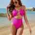 Blooming Jelly Womens One Piece Swimsuit Tummy Control Bathing Suit Sexy Flattering Cheeky High Cut Out Cute Ladies Swimwear