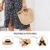 Beach Hat for Women, Wide Brim Sun Straw Hat for Women, Sun Hat Womens UPF 50+ UV Protection, Floppy Foldable Summer Hat