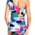 Tempt Me Women One Piece Swimsuits Tummy Control One Shoulder Bathing Suits Ruffle Swimwear