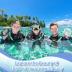 Snorkeling Gear for Adults, Dry Snorkel Set, Panoramic Anti-Leak and Anti-Fog Tempered Glass Lens, Adjustable Snorkeling Gear with Mesh Bag Ear Plug for Snorkeling Scuba Diving Travel