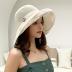 Women Wide Brim Sun Hats Metal Wired Edge Summer UV Protection Beach Fishing Hat for Hiking Garden Travel Chin Strap