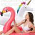 Inflatable Unicorn Flamingo Pool Floats - Jasonwell 2 Pack Pool Floaties Inflatables Rafts for Swimming Pool Tubes for Floating Lake Beach Floaty Swim Rings Pool Party Toys for Adults Kids