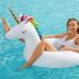 Inflatable Unicorn Flamingo Pool Floats - Jasonwell 2 Pack Pool Floaties Inflatables Rafts for Swimming Pool Tubes for Floating Lake Beach Floaty Swim Rings Pool Party Toys for Adults Kids