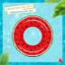 Jasonwell Inflatable Pool Floats Kids - 2 Pack Floaties Pool Tubes Swim Rings Fruit Water Floaty Watermelon Kiwi Inflatable Pool Toys Float for Swimming Pool Party Lake Beach Adults