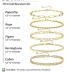 DEARMAY Gold Bracelets for Women Trendy Gold Jewelry Set for Women Cuban Link Chain 14K Gold Plated Filled Figaro Paperclip Rope Herringbone Bracelet Pack 18K Gifts for Women