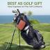 Golf Gifts for Men and Women, Golf Accessories Set with Hi-End Case, Golf Balls, Rangefinder, Golf Tees, Brush, Multifunctional Divot Knife, Scorer, Golf Ball Clamp