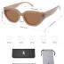 SOJOS Trendy Cute Cat Eye Polarized Sunglasses for Women Fashion Cateye Womens Sunnies SJ2237
