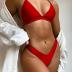 SOLY HUX Bikini Sets for Women Sexy Triangle High Cut Bikini Bathing Suits 2 Piece Swimsuit