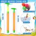 36 Pcs Beach Pool Party Favors Water Guns Bulk 4.72/6/12 Inches Inflatable Rainbow Beach Balls Water Squirters for Kids Summer Theme Party Favor Pool Toys(4.72)