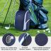 YOREPEK Golf Shoe Bag, with 3 Pockets for Socks, Gloves, Tees, Balls, Brush, Designed with a Buckle Top Carry Handle, Zippered Sport Shoe Carrier Bags with Ventilation, Golf Gifts for Men Unique,Blue