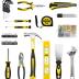 DOWELL 146PCS Homeowner Tool Set, Household Repairing Tool Kit with 14-Inch Wide Mouth Open Storage Tool Bag