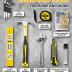 DOWELL 146PCS Homeowner Tool Set, Household Repairing Tool Kit with 14-Inch Wide Mouth Open Storage Tool Bag