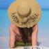 Beach Hats for Women - Foldable Straw Hat Embroidered Wide Brim Floppy Sun Hat UPF 50+, Honeymoon, Travel, Cruise