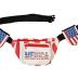 HandinHandCreations USA Merica Beverage Belt Fanny Pack Holster All American Classic Costume 4th of July