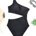 Yonique Women's One Piece Bathing Suit One Shoulder Swimsuit Cutout Swimwear Monokini