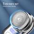 Mini Shaver Portable Electric Shaver, Rechargeable Shaver, Flawless Facial Hair Remover for Men Women, Electric Face Razor Suitable for Home, Car, Travel