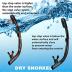 Snorkel mask Snorkeling Set for Adults and Youth, Diving mask and Full Dry Snorkel Swim Googles is Suitable for Snorkeling, Dive Scuba Diving, Swimming
