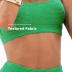 CUPSHE Women's Bikini Sets Two Piece Bathing Suit High Waisted Ribbed Texture Widen Trim
