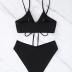 SherryDC Women's 2 Piece Swimsuit V Cut Bikini Lace Up High Cut Bathing Suit