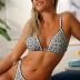 ZAFUL Women's Swimsuits Boho Floral Print String Thong Bikini Set Sexy High Cut Swimwear Bathing Suit