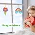 Summer Flower Arts and Crafts, Summer Art Crafts Suncatcher Kits for Children Kids at 6-8, DIY Diamond Painting Kits for Girls at 4 5 10 12